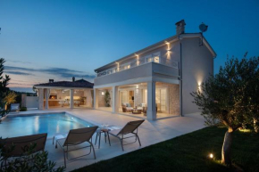 Luxury Gabriel Residence for 8 people with 32 m2 private salt-water pool in Central Istria